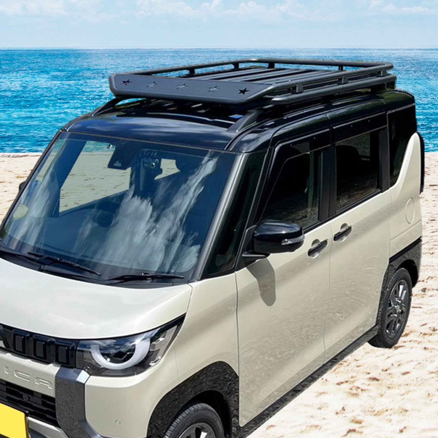 Amazon.co.jp: 【新型対応】デリカミニ ルーフキャリア ルーフラック